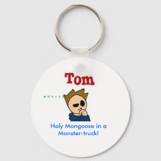 Heilige Mongolin in einem Monster-LKW! Schlüsselanhänger