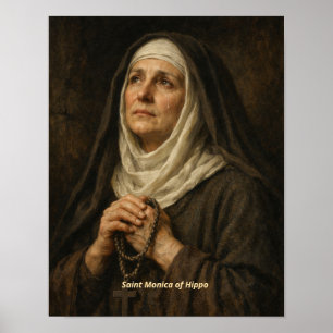 Heilige Monica von Hippo Kunstprint Poster