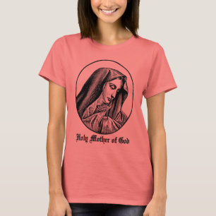 Heilige Mutter des Gott-Gewohnheits-T - Shirt