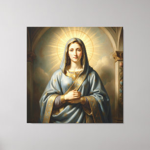 Heilige Mutter Gottes – Göttliche Liebe & Schutz´1 Leinwanddruck