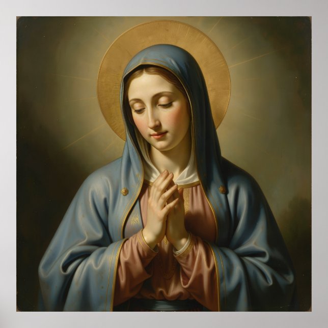 Heilige Mutter Gottes – Göttliche Liebe & Schutz´2 Poster (Vorne)
