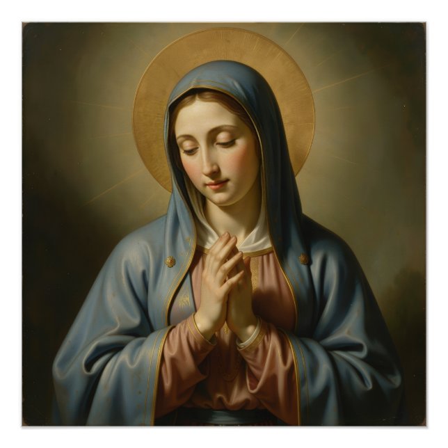 Heilige Mutter Gottes – Göttliche Liebe & Schutz´2 Poster (Vorderseite)