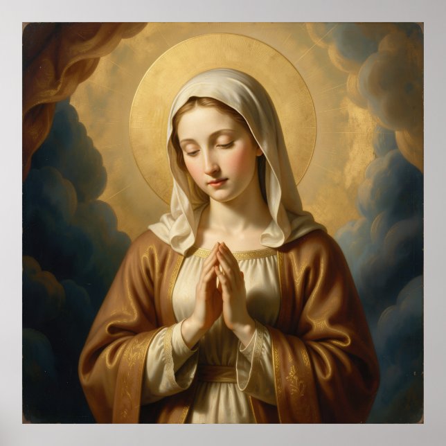 Heilige Mutter Gottes – Göttliche Liebe & Schutz´3 Poster (Vorne)