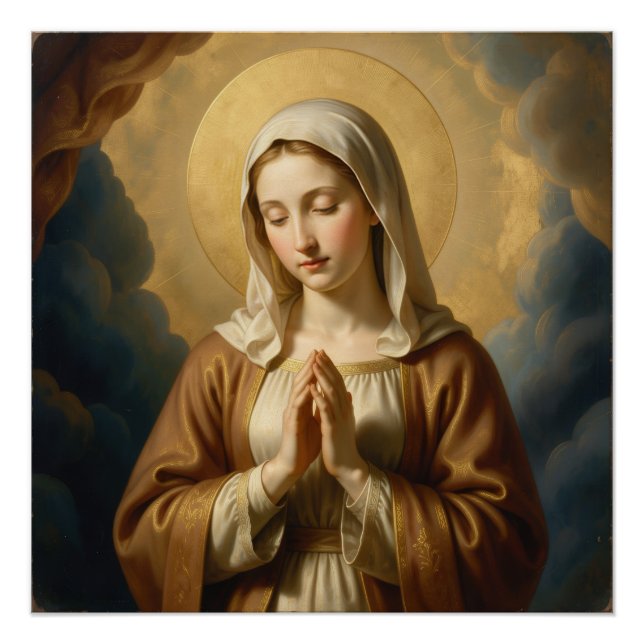 Heilige Mutter Gottes – Göttliche Liebe & Schutz´3 Poster (Vorderseite)