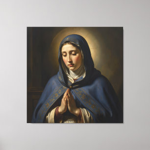 Heilige Mutter Gottes – Göttliche Liebe & Schutz´4 Leinwanddruck