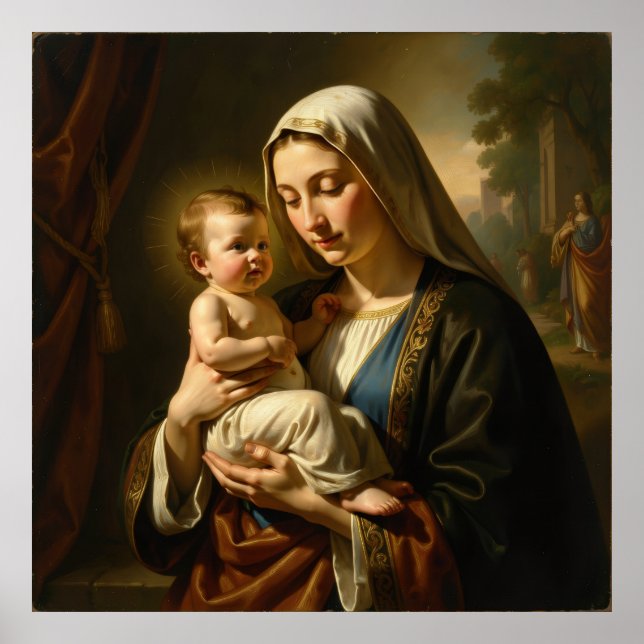 Heilige Mutter Gottes – Göttliche Liebe & Schutz´5 Poster (Vorne)
