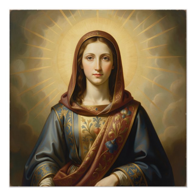 Heilige Mutter Gottes – Göttliche Liebe & Schutz´6 Poster (Vorderseite)