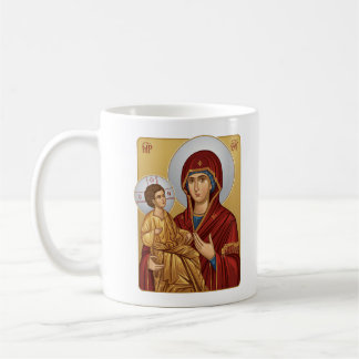 Heilige Mutter Gottes Osteuropäische Kirche Orthod Kaffeetasse