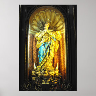 Heilige Mutter Maria, St. John-Co-Kathedrale Poster
