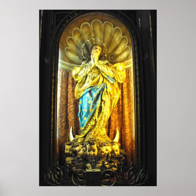 Heilige Mutter Maria, St. John-Co-Kathedrale Poster (Vorne)