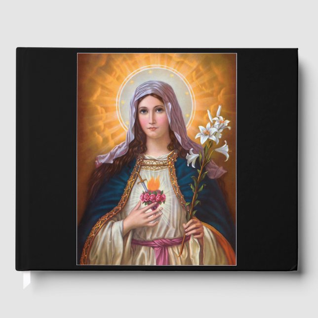 Heilige Mutter Maria Unbeflecktes Herz, St. Maria, Gästebuch (Vorderseite)