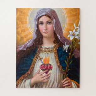 Heilige Mutter Maria Unbeflecktes Herz, St. Maria, Puzzle