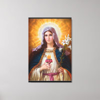 Heilige Mutter Mary Immakulieren Herz, katholische