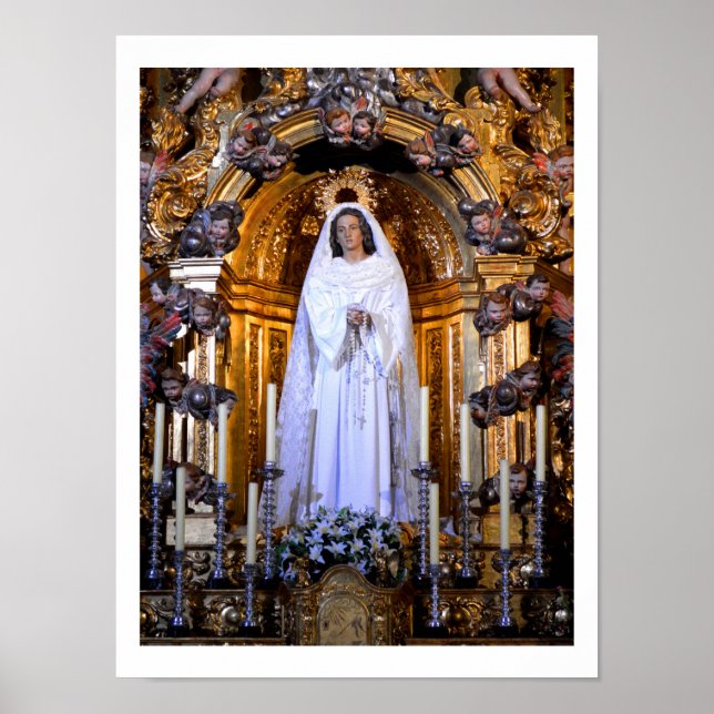 Heilige Mutter Mary Poster (Vorne)