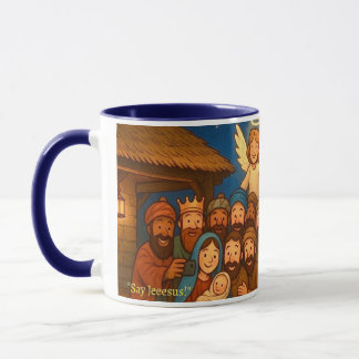 Heilige Nacht Selfie Weihnachten 11 oz Kaffeetasse