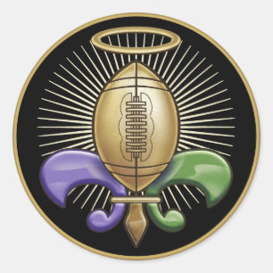 Heilige NOLA-Trophäe (P) Runder Aufkleber