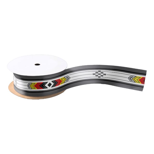 Heilige Orte (Schwarz) Satinband (Spule)