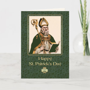 Heilige Patrick's Day Religious Karte