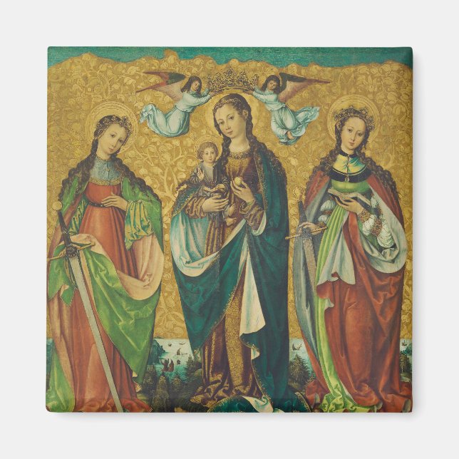 Heilige Perpetua und Felicity Magnet (Vorne)