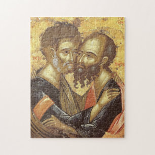 Heilige Peter und Paul Orthodox Christlich Icon Puzzle