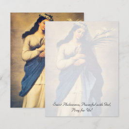 Heilige Philomena Inspirationskarte
