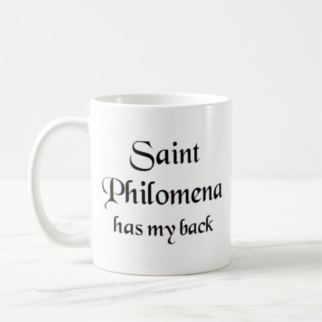 Heilige Philomena Kaffeetasse (Links)