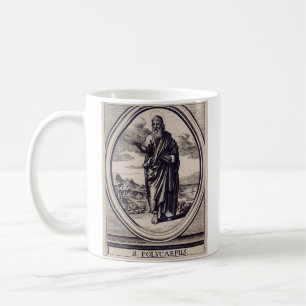 Heilige Polykarp Apostolische Kirche Vater Grafik Kaffeetasse