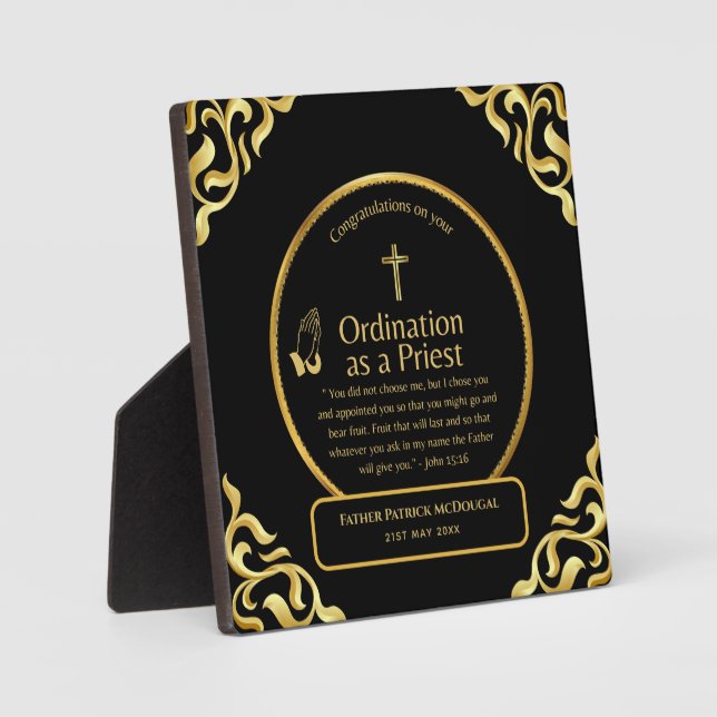 Heilige Priesterspende Pfarrkirche nach Maß Fotoplatte (Vorderseite)