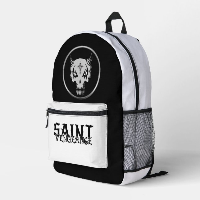 HEILIGE RACHE  BEDRUCKTER RUCKSACK (Rückseitige Ecke Rechts)