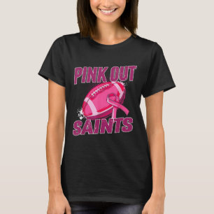 Heilige rosa Fußball bekämpfen Brustkrebs T-Shirt