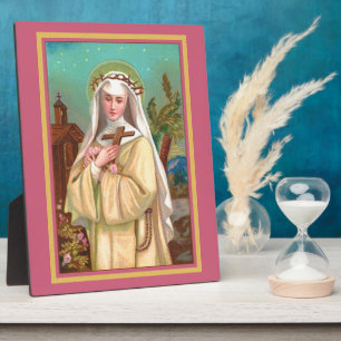 Heilige Rosa von Lima bei Nacht (M 024) Fotoplatte