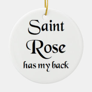Heilige Rose Kaffeetasse Keramik Ornament