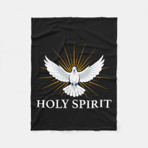 Heilige Schrift Taube Spirituelles Symbol Christli Fleecedecke
