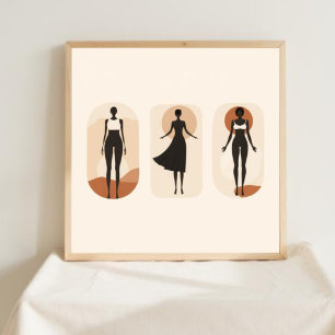 Heilige Silhouetten Poster