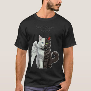 Heilige Sünderin Kommt darauf an. Satanische Katze T-Shirt