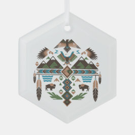 Heilige Symbole Ornament Aus Glas