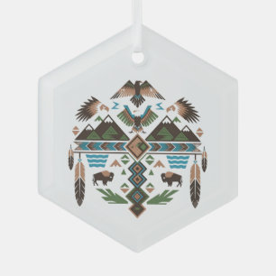 Heilige Symbole Ornament Aus Glas