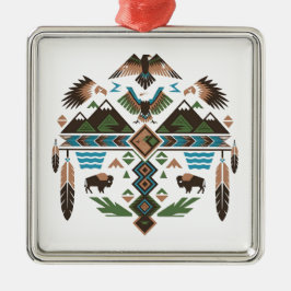 Heilige Symbole Ornament Aus Metall