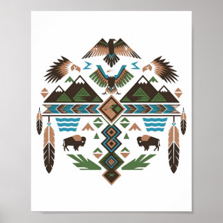 Heilige Symbole Poster