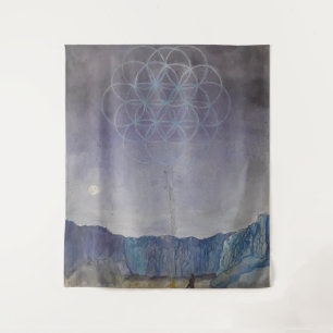 Heilige Tanz-Tapisserie Wandteppich