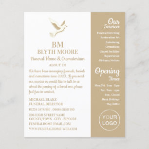 Heilige Taube, Beerdigung Zuhause, Direktoren Flyer