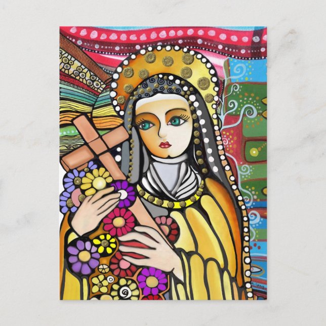 Heilige Teresa Jesu Postkarte (Vorderseite)
