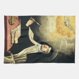 Heilige Teresa von Avila Mystikerin des Feuers Kun Geschirrtuch
