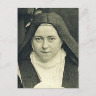 Heilige Therese vom Jesuskind und vom Heiligen Ant Postkarte