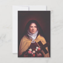Heilige Thérèse von Lisieux Andachtsbildchen