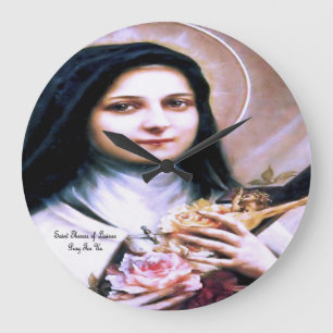 Heilige Therese von Lisieux Große Wanduhr