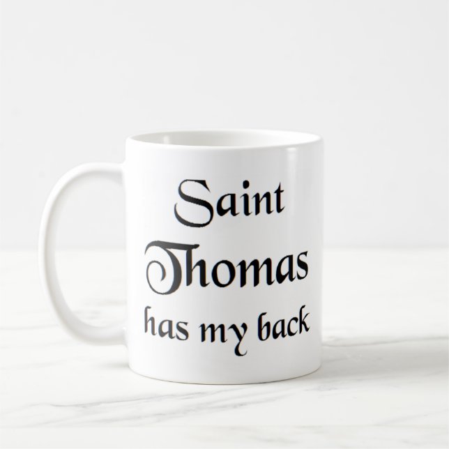 Heilige Thomas Kaffee Tasse (Links)