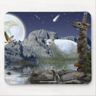 Heilige Tiere Haida Spirit Wildlife Mousepad