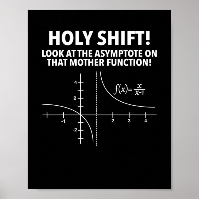 Heilige Umschalt auf Asymptote auf dieser Mutter Poster (Vorne)