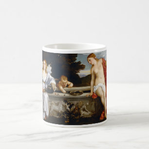 Heilige und profane Liebe, Tiziano Vecelli, 1515 Kaffeetasse